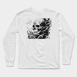 Gothic Skull Long Sleeve T-Shirt